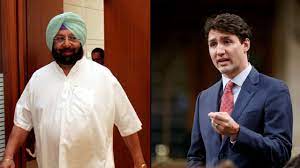 ਕੈਪਟਨ ਅਮਰਿੰਦਰ ਸਿੰਘ ਦਾ ਕੈਨੇਡੀਅਨ PM ਜਸਟਿਨ ਟਰੂਡੋ ਦੇ ਦੋਸ਼ਾਂ ਨੂੰ ਲੈਕੇ ਸਾਮਣੇ ਆਇਆ ਬਿਆਨ।