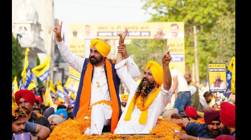  ਖਰੜ ਵਿਖੇ ਮਲਵਿੰਦਰ ਕੰਗ ਲਈ ਮੁੱਖ ਮੰਤਰੀ ਭਗਵੰਤ ਮਾਨ ਨੇ ਕੀਤਾ ਚੋਣ ਪ੍ਰਚਾਰ। 