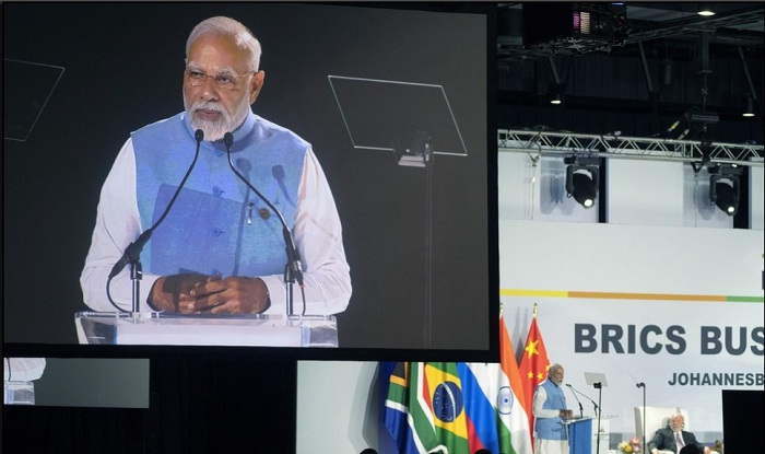 BRICS ਬਿਜ਼ਨੈੱਸ ਫੋਰਮ ''ਚ ਬੋਲੇ PM ਮੋਦੀ,ਕਿਹਾ-ਭਾਰਤ ਜਲਦ ਬਣੇਗਾ 5 ਟ੍ਰਿਲੀਅਨ ਡਾਲਰ ਵਾਲੀ ਅਰਥਵਿਵਸਥਾ
