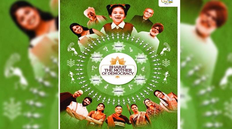 ਮਹਿਮਾਨਾਂ ਨੂੰ ਜੀ-20 ਸੰਮੇਲਨ ''ਚ ਦਿੱਤੀ ਗਈ ''ਇੰਡੀਆ: ਦਿ ਮਦਰ ਆਫ ਡੈਮੋਕਰੇਸੀ'' ਕਿਤਾਬ। 