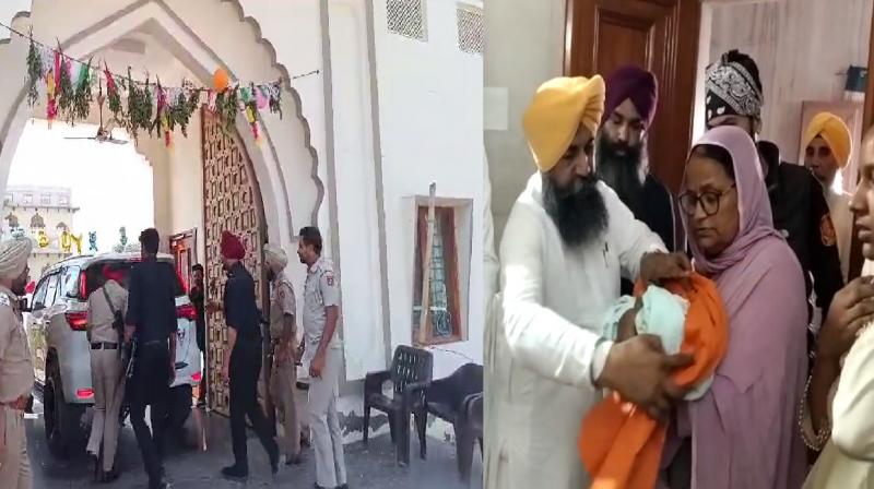 ਛੋਟਾ ਸਿੱਧੂ ਹਵੇਲੀ ਪਹੁੰਚਿਆ , ਮਾਤਾ-ਪਿਤਾ ਨੇ ਦਮਦਮਾ ਸਾਹਿਬ ਵਿਖੇ ਮੱਥਾ ਟੇਕਿਆ