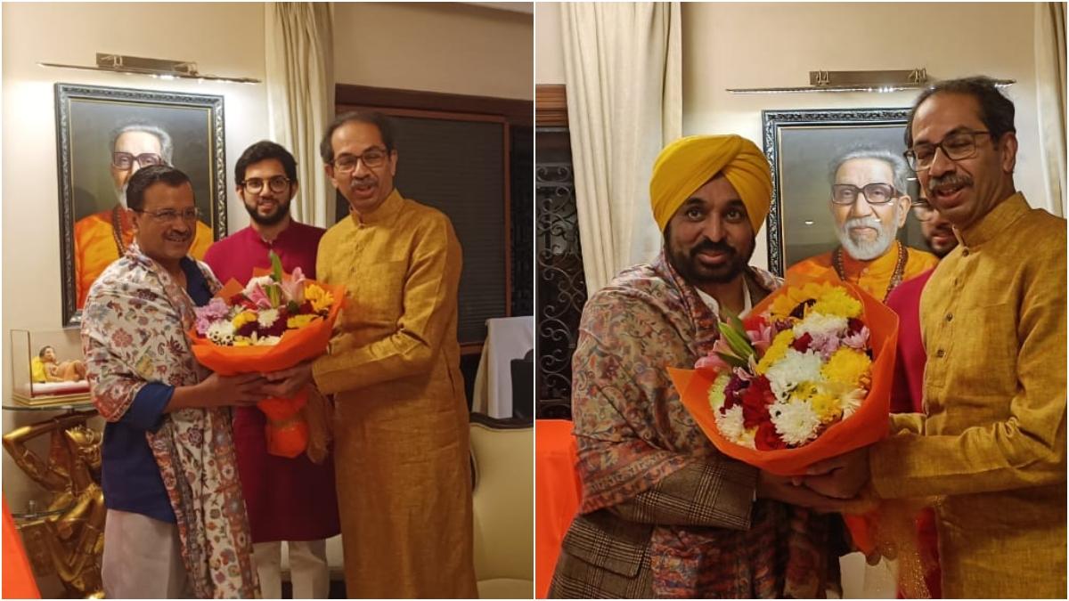 ਕੇਜਰੀਵਾਲ, ਭਗਵੰਤ ਮਾਨ ਤੇ ਰਾਘਵ ਚੱਢਾ ਨੇ ਊਧਵ ਠਾਕਰੇ ਨਾਲ ਕੀਤੀ ਮੁਲਾਕਾਤ,ਮਹਾਰਾਸ਼ਟਰ ''ਚ ਹੋ ਸਕਦੀ ਹੈ AAP ਦੀ ਐਂਟਰੀ
