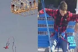 200 ਫੁੱਟ ਉੱਚੇ ਟਾਵਰ ਤੋਂ ਕੈਨੇਡੀਅਨ PM ਜਸਟਿਨ ਟਰੂਡੋ ਨੇ ਮਾਰੀ ਛਾਲ। 