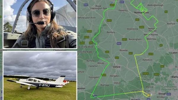  ਐਲਿਜ਼ਾਬੇਥ-II ਨੂੰ ਪਾਇਲਟ ਨੇ ਦਿੱਤੀ ਖਾਸ ਸ਼ਰਧਾਂਜਲੀ, ਆਸਮਾਨ ''ਚ ਬਣਾਈ ਦੁਨੀਆ ਦੀ ਸਭ ਤੋਂ ਵੱਡੀ ਤਸਵੀਰ। 