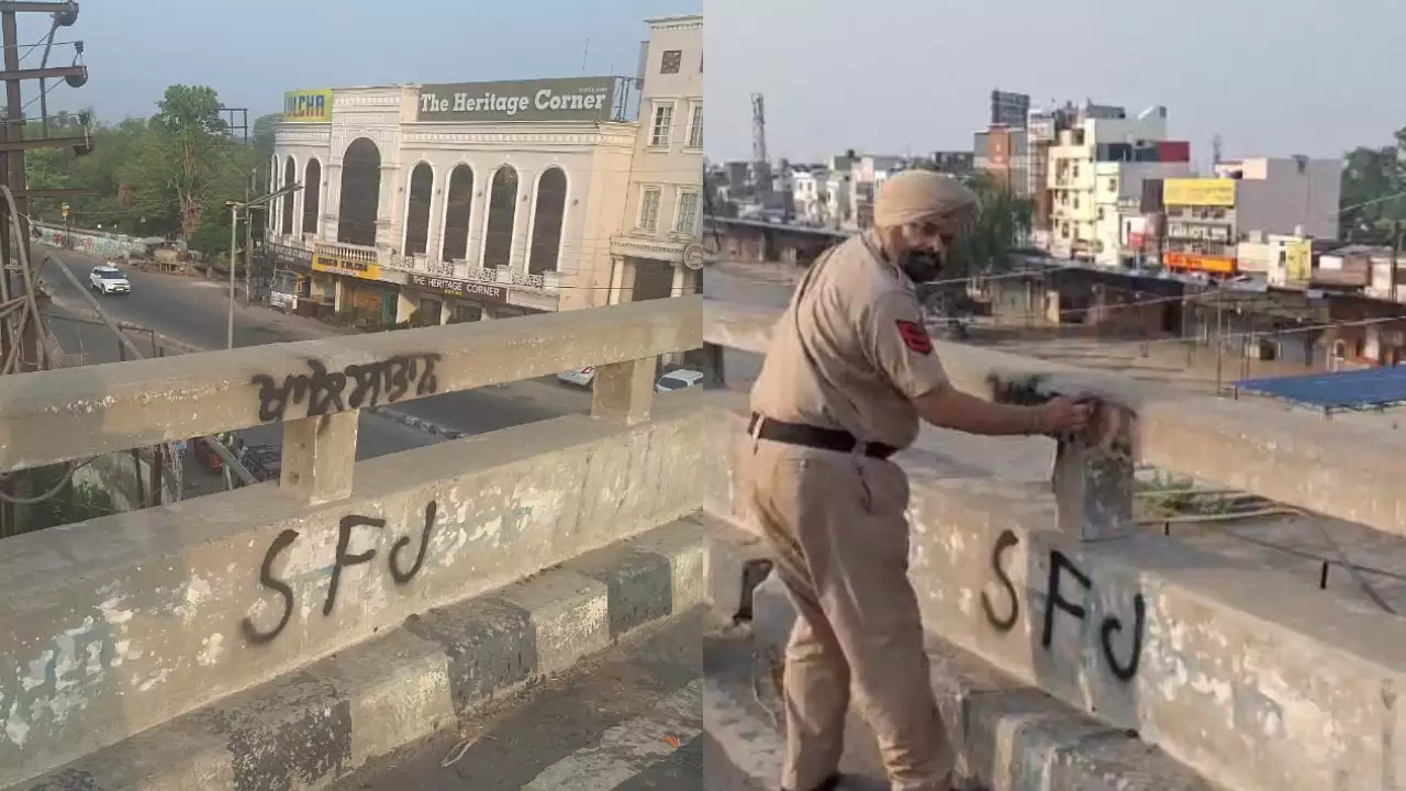 ਪਟਿਆਲਾ ''ਚ PM ਮੋਦੀ ਦੀ ਰੈਲੀ ਤੋਂ ਪਹਿਲਾਂ ਲਿਖੇ ਗਏ ਖ਼ਾਲਿਸਤਾਨੀ ਨਾਅਰੇ! ਗੁਰਪਤਵੰਤ ਪੰਨੂ ਵਲੋਂ ਵੀਡੀਓ ਜਾਰੀ