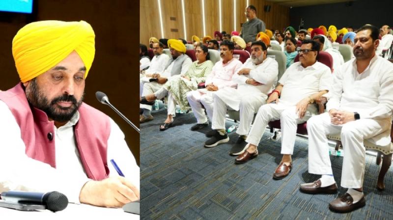 ਲੁਧਿਆਣਾ ਅਤੇ ਜਲੰਧਰ ਲੋਕ ਸਭਾ ਹਲਕਿਆਂ ਦੇ ''ਆਪ'' ਆਗੂਆਂ ਨਾਲ ਮੁੱਖ ਮੰਤਰੀ ਭਗਵੰਤ ਮਾਨ ਨੇ ਕੀਤੀ ਮੀਟਿੰਗ