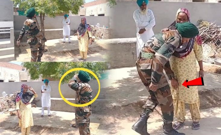 ਮਜ਼ਦੂਰ ਦੇ ਪੁੱਤ ਨੇ ਰੋਸ਼ਨ ਕੀਤਾ ਮਾਪਿਆਂ ਦਾ ਨਾਮ, ਹੋਇਆ ਫੌਜ ਵਿਚ ਭਰਤੀ, ਘਰ ਆ ਕੇ ਮਾਂ ਨੂੰ ਮਾਰਿਆ ਸਲੂਟ