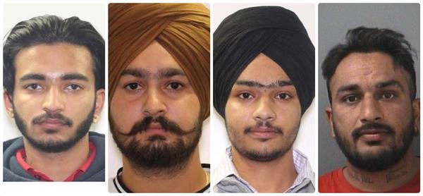  4 ਪੰਜਾਬੀਆਂ ਨੇ ਕੈਨੇਡਾ ''ਚ ਕਰ ''ਤਾ ਕੰਮ , ਪੁਲਸ ਲੱਭ ਰਹੀ , ਜਾਰੀ ਕੀਤੀਆਂ ਤਸਵੀਰਾਂ। 