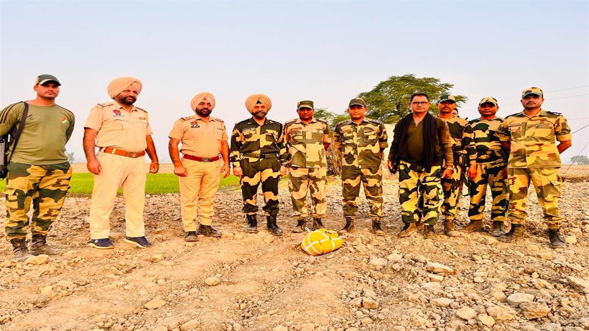 ਪੰਜਾਬ ਪੁਲਸ ਤੇ BSF ਨੇ ਪਾਕਿਸਤਾਨ ਵੱਲੋਂ ਡਰੋਨ ਰਾਹੀਂ ਭੇਜੀ ਗਈ ਕਰੀਬ 5 ਕਿੱਲੋ ਹੈਰੋਇਨ ਕੀਤੀ ਬਰਾਮਦ