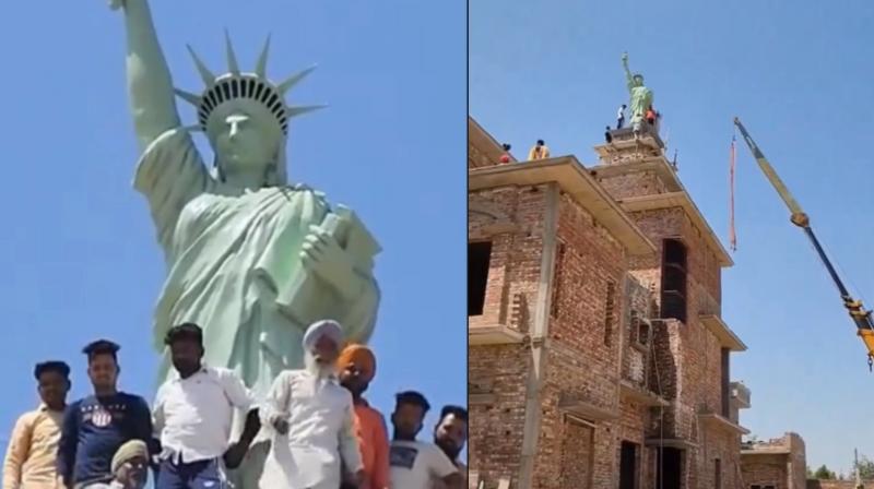 ਪੰਜਾਬ ਦੇ ਤਰਨਤਾਰਨ ਜ਼ਿਲ੍ਹੇ ਵਿਚ ਵੀ ਲੱਗਿਆ Statue of Liberty?,ਸੋਸ਼ਲ ਮੀਡੀਆ ''ਤੇ ਵੀਡੀਓ ਹੋ ਰਹੀ ਵਾਇਰਲ 