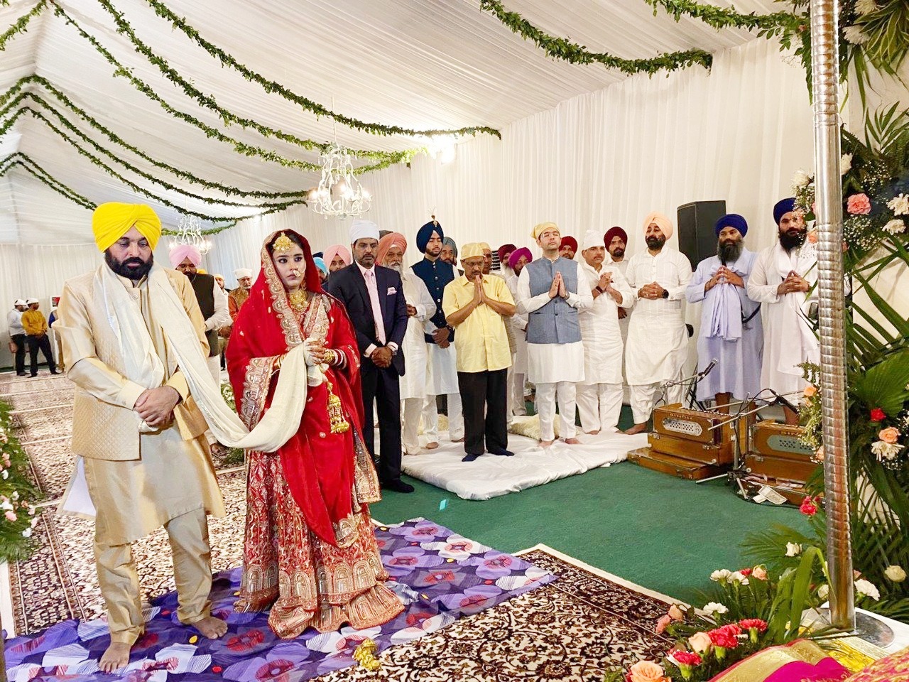 CM ਭਗਵੰਤ ਸਿੰਘ ਮਾਨ ਦੇ ਗੁਰਪ੍ਰੀਤ ਕੌਰ ਨਾਲ ਆਨੰਦ ਕਾਰਜ ਹੋਏ