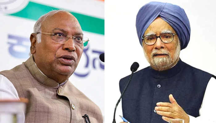 ਸਾਬਕਾ PM ਮਨਮੋਹਨ ਸਿੰਘ ਅੱਜ ਰਾਜ ਸਭਾ ਤੋਂ ਹੋਣਗੇ ਰਿਟਾਇਰ,ਮੱਲਿਕਾਰੁਜਨ ਖੜਗੇ ਬੋਲੇ-‘ਤਿੰਨ ਦਹਾਕਿਆਂ ਤੋਂ ਵੱਧ ਸਮੇਂ ਤਕ ਸੇਵਾ ਕਰਨ ਤੋਂ ਬਾਅਦ ਇਕ ਯੁੱਗ ਦਾ ਹੋਇਆ ਅੰਤ’