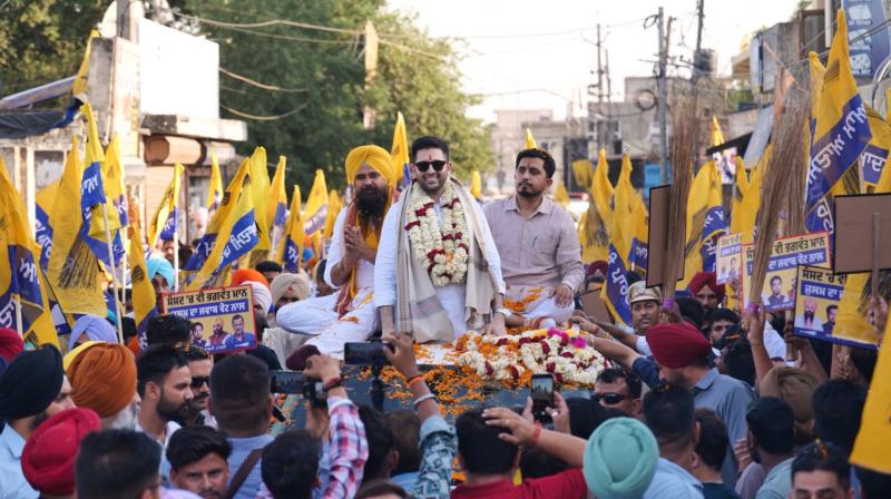  ਸ੍ਰੀ ਅਨੰਦਪੁਰ ਸਾਹਿਬ ਤੋਂ ਰਾਘਵ ਚੱਢਾ ਨੇ ‘ਆਪ’ ਉਮੀਦਵਾਰ ਮਲਵਿੰਦਰ ਸਿੰਘ ਕੰਗ ਲਈ ਕੀਤਾ ਚੋਣ ਪ੍ਰਚਾਰ