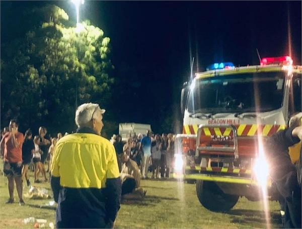 ਆਤਿਸ਼ਬਾਜ਼ੀ ਨਾਲ ਆਸਟ੍ਰੇਲੀਆ ''ਚ  3 ਬੱਚਿਆਂ ਸਮੇਤ 9 ਲੋਕ ਜ਼ਖ਼ਮੀ ਹੌਏ। 