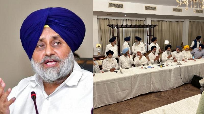 ਜਲੰਧਰ ''ਚ ਅਕਾਲੀ ਦਲ ਦੇ ਬਾਗੀ ਲੀਡਰਾਂ ਦੀ ਹੋਈ ਮੀਟਿੰਗ , ਸੁਖਬੀਰ ਬਾਦਲ ਨੂੰ ਪ੍ਰਧਾਨਗੀ ਛੱਡਣ ਦਾ ਮਤਾ ਪਾਸ