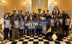 ਅਮਰੀਕਾ ਦੇ ਕੈਲੀਫੋਰਨੀਆ ''ਚ ਜਾਤੀ ਵਿਤਕਰੇ ''ਤੇ ਪਾਬੰਦੀ ਲਗਾਉਣ ਵਾਲਾ ਬਿੱਲ ਹੋਇਆ ਪਾਸ। 