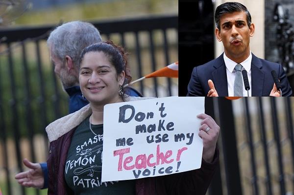 ਸੁਨਕ ਲਈ ਵਧੀਆ ਦਿਕਤਾਂ ਅਧਿਆਪਕਾਂ ਸਮੇਤ ਕਈ ਕਰਮਚਾਰੀ ਜਾ ਰਹੇ ਹੜਤਾਲ ''ਤੇ। 