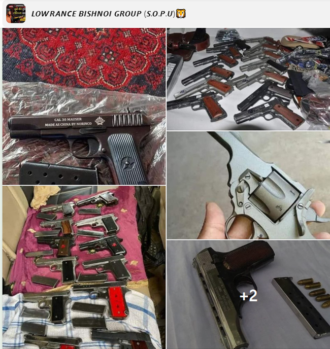 ਲਾਰੈਂਸ ਗੈਂਗ ਇੰਝ ਕਰ ਰਹੀ ਹਥਿਆਰਾਂ ਦੀ ਆਨਲਾਈਨ ਤਸਕਰੀ ਸੋਸ਼ਲ ਮੀਡੀਆ ’ਤੇ। 