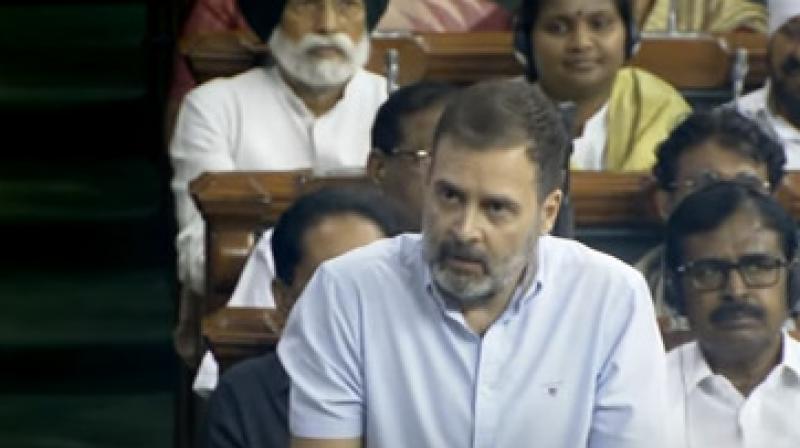 ਬੇਭਰੋਸਗੀ ਮਤੇ ''ਤੇ ਰਾਹੁਲ ਗਾਂਧੀ ਦੇ ਬਿਆਨ ਨਾਲ ਮਚਿਆ ਸੰਸਦ ‘ਚ ਹੰਗਾਮਾ,ਬੋਲੇ, “ਸਿਰਫ਼ ਮਨੀਪੁਰ ਦੀ ਨਹੀਂ ਸਗੋਂ ਪੂਰੇ ਹਿੰਦੁਸਤਾਨ ਦੀ ਹੋਈ ਹਤਿਆ”