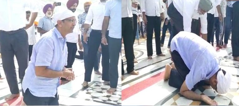 NIA ਦੇ ਡਾਇਰੈਕਟਰ ਜਨਰਲ ਦਿਨਕਰ ਗੁਪਤਾ ਸ੍ਰੀ ਹਰਿਮੰਦਰ ਸਾਹਿਬ ਵਿਖੇ ਹੋਏ ਨਤਮਸਤਕ