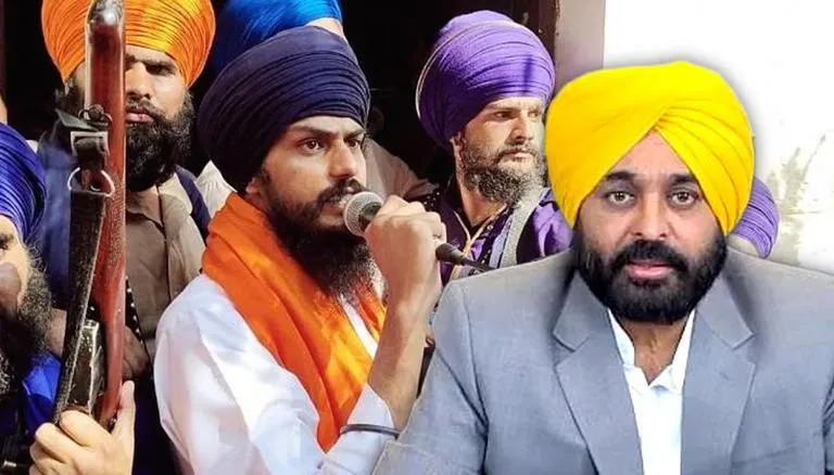ਅੰਮ੍ਰਿਤਪਾਲ ‘ਤੇ CM ਮਾਨ ਦਾ ਬਿਆਨ,ਬੋਲੇ-‘ਸ਼ੀੑ ਗੁਰੂ ਗ੍ਰੰਥ ਸਾਹਿਬ ਜੀ ਨੂੰ ਢਾਲ ਬਣਾ ਕੇ ਥਾਣਿਆਂ ਤੱਕ ਲੈ ਕੇ ਜਾਣ ਵਾਲੇ ’ਵਾਰਿਸ’ ਅਖਵਾਉਣ ਦੇ ਕਾਬਿਲ ਨਹੀਂ’