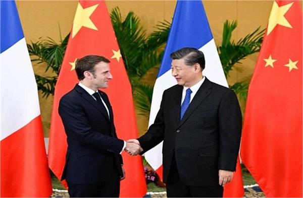  ਫਰਾਂਸ ਦੇ ਰਾਸ਼ਟਰਪਤੀ ਜਿਨਪਿੰਗ ਨੂੰ ਮਿਲੇ, ਮੈਕਰੋਨ ਬੋਲੇ-ਯੁੱਧ ਖ਼ਤਮ ਕਰਾਉਣ ਲਈ ਪੁਤਿਨ ਨੂੰ ਸਮਝਾਓ। 