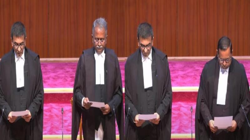 ਜਸਟਿਸ ਉੱਜਵਲ ਭੂਈਆਂ ਅਤੇ ਜਸਟਿਸ ਐੱਸਵੀ ਭੱਟੀ ਨੇ ਸੁਪਰੀਮ ਕੋਰਟ ਦੇ ਜੱਜਾਂ ਵਜੋਂ ਸਹੁੰ ਚੁੱਕੀ