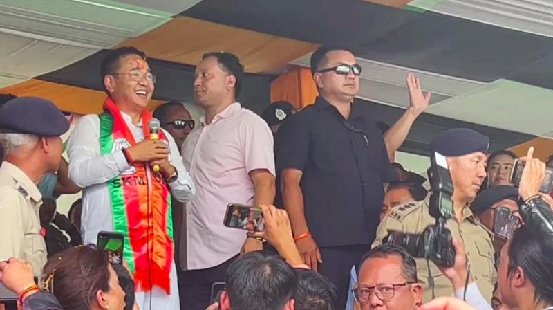 ਸਿੱਕਮ ਵਿਚ ਸਿੱਕਮ ਕ੍ਰਾਂਤੀਕਾਰੀ ਮੋਰਚਾ ਨੇ ਲਗਾਤਾਰ ਦੂਜੀ ਵਾਰ ਸੱਤਾ ਵਿਚ ਕੀਤੀ ਵਾਪਸੀ