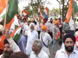  ਦਿੱਲੀ ''ਚ ਸਿੱਖ ਭਾਈਚਾਰੇ ਵੱਲੋਂ ਬ੍ਰਿਟਿਸ਼ ਹਾਈ ਕਮਿਸ਼ਨ ਦੇ ਬਾਹਰ ਕੀਤਾ ਗਿਆ ਪ੍ਰਦਰਸ਼ਨ। 