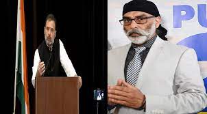 ਰਾਹੁਲ ਗਾਂਧੀ ਦੀ ਅਮਰੀਕਾ ਫੇਰੀ ਦਾ ਸਿੱਖਸ ਫੌਰ ਜਸਟਿਸ ਵੱਲੋਂ ਵਿਰੋਧ, ਲੱਗੇ ਖ਼ਾਲਿਸਤਾਨ ਦੇ ਨਾਅਰੇ। 