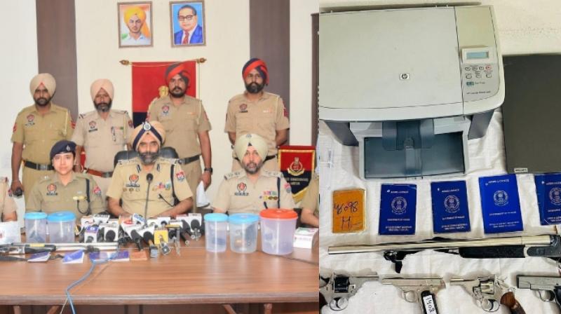 ਤਰਨਤਾਰਨ ਸੇਵਾ ਕੇਂਦਰ ਤੋਂ ਚੱਲ ਰਹੇ ਜਾਅਲੀ ਅਸਲਾ ਲਾਇਸੈਂਸ ਰੈਕੇਟ ਦਾ ਪੰਜਾਬ ਪੁਲਿਸ ਨੇ ਕੀਤਾ ਪਰਦਾਫਾਸ਼