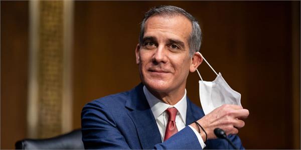  ਏਰਿਕ ਗਾਰਸੇਟੀ ਨੂੰ ਬਾਈਡੇਨ ਨੇ ਇਕ ਵਾਰ ਮੁੜ ਭਾਰਤ ’ਚ ਅਗਲੇ ਰਾਜਦੂਤ ਵਜੋਂ ਨਾਮਜ਼ਦ ਕੀਤਾ। 