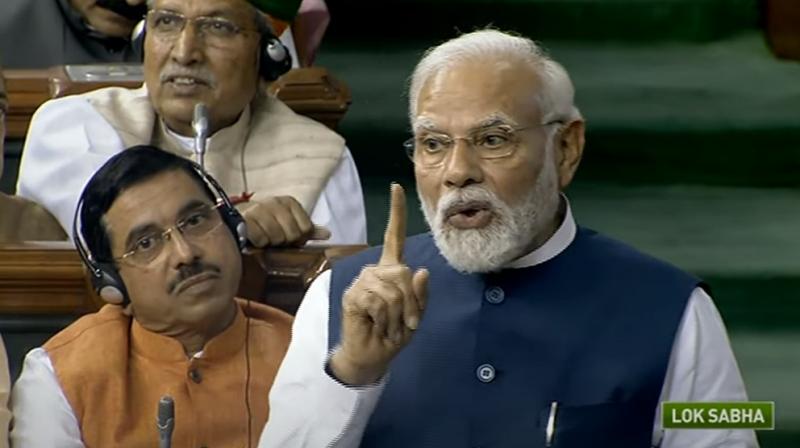 ਲੋਕ ਸਭਾ ਵਿਚ ਬੋਲੇ ਪ੍ਰਧਾਨ ਮੰਤਰੀ-ਦੇਸ਼ ਨੂੰ ਕਾਂਗਰਸ ''ਤੇ ਵਿਸ਼ਵਾਸ ਨਹੀਂ, ਉਹ ਘਮੰਡ ''ਚ ਚੂਰ ਹੋ ਗਈ