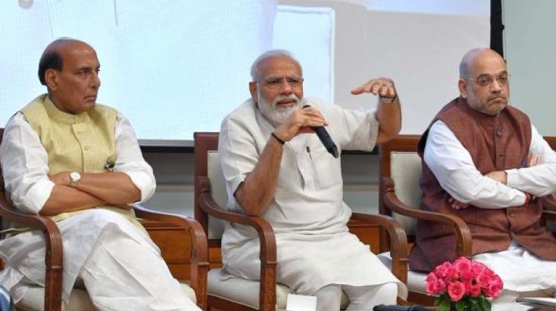 ਭਾਜਪਾ ਦੇ ਸੀਨੀਅਰ ਆਗੂਆਂ ਨੇ ਲੋਕ ਸਭਾ ਚੋਣਾਂ ਦੇ ਨਤੀਜਿਆਂ ਤੋਂ ਪਹਿਲਾਂ ਕੀਤੀ ਮੀਟਿੰਗ