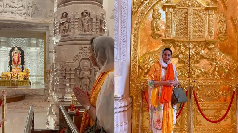 ਸਾਬਕਾ ਵਿਦੇਸ਼ ਰਾਜ ਮੰਤਰੀ ਅਤੇ ਪਟਿਆਲਾ ਤੋਂ ਸੰਸਦ ਮੈਂਬਰ ਪਰਨੀਤ ਕੌਰ ਨੇ ਅਯੁਧਿਆ ''ਚ ਸ਼੍ਰੀ ਰਾਮ ਮੰਦਰ ਦੇ ਕੀਤੇ ਦਰਸ਼ਨ