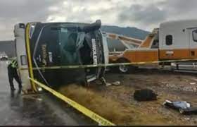 ਮੈਕਸੀਕੋ ''ਚ ਬੱਸ ਨਾਲ ਵਾਪਰਿਆ ਭਿਆਨਕ ਹਾਦਸਾ, 8 ਲੋਕਾਂ ਦੀ ਹੋਈ ਦਰਦਨਾਕ ਮੌਤ। 