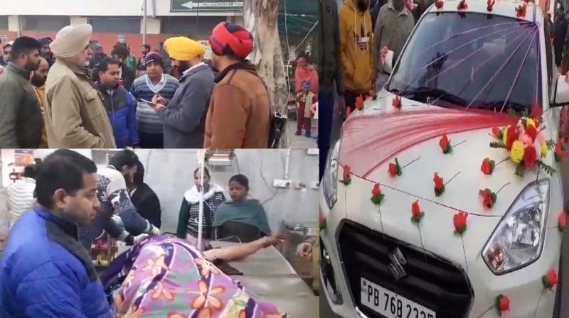 ਗੋਲੀਆਂ ਚੱਲੀਆਂ ਮੋਗਾ ਵਿਖੇ ਡੋਲੀ ਵਾਲੀ ਕਾਰ ਵਿਚ ; ਡਰਾਈਵਰ ਦੀ ਹਾਲਤ ਗੰਭੀਰ