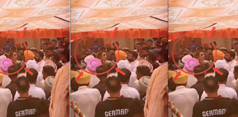 ਸਿਮਰਨ ਮਹੰਤ ਨੇ ਕਾਂਗਰਸੀ ਉਮੀਦਵਾਰ ਸੁਖਪਾਲ ਖਹਿਰਾ ਦੇ ਚਲਦੇ ਪ੍ਰੋਗਰਾਮ ਦੌਰਾਨ ਪਾਏ ਖਲਾਰੇ