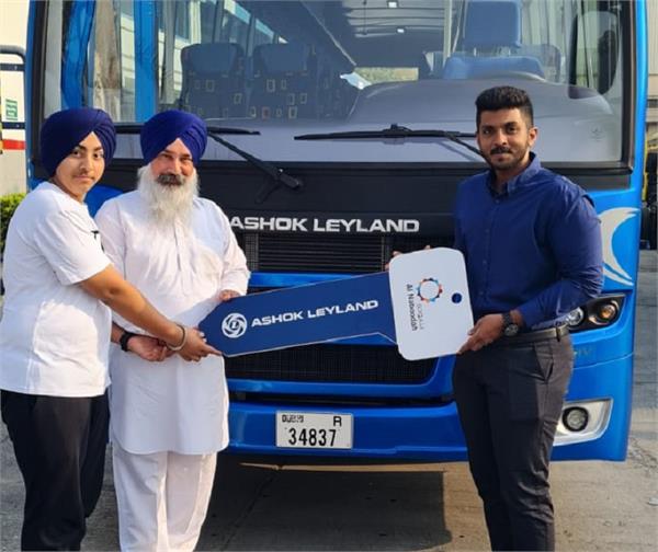UAE ''ਚ ਸੰਗਤਾਂ ਲਈ ਗੁਰਦੁਆਰਾ ਸਾਹਿਬ ਖੁੱਲ੍ਹਿਆ, ਉਦਘਾਟਨੀ ਸਮਾਗਮ ਲਈ ਬੱਸ ਸੇਵਾ ਹੋਈ ਸ਼ੁਰੂ। 