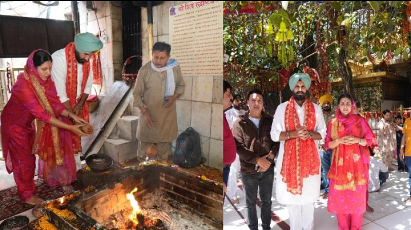 ਕਾਂਗਰਸ ਪ੍ਰਧਾਨ ਰਾਜਾ ਵੜਿੰਗ ਨੇ ਮਾਤਾ ਚਿੰਤਪੁਰਨੀ ਮੰਦਿਰ ਵਿਖੇ ਟੇਕਿਆ ਮੱਥਾ,ਪੰਜਾਬ ਦੀ ਖੁਸ਼ਹਾਲੀ ਲਈ ਮੰਗਿਆ ਆਸ਼ੀਰਵਾਦ