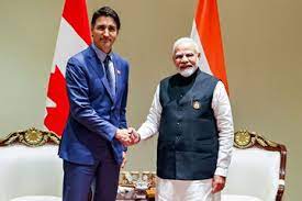 G20 Summit ''ਚ ਕੈਨੇਡਾ ਦੇ ਪ੍ਰਧਾਨ ਮੰਤਰੀ PM ਮੋਦੀ ਨੂੰ ਮਿਲੇ , ਖ਼ਾਲਿਸਤਾਨੀ ਮੁੱਦੇ ''ਤੇ ਬੋਲੇ ਟਰੂਡੋ