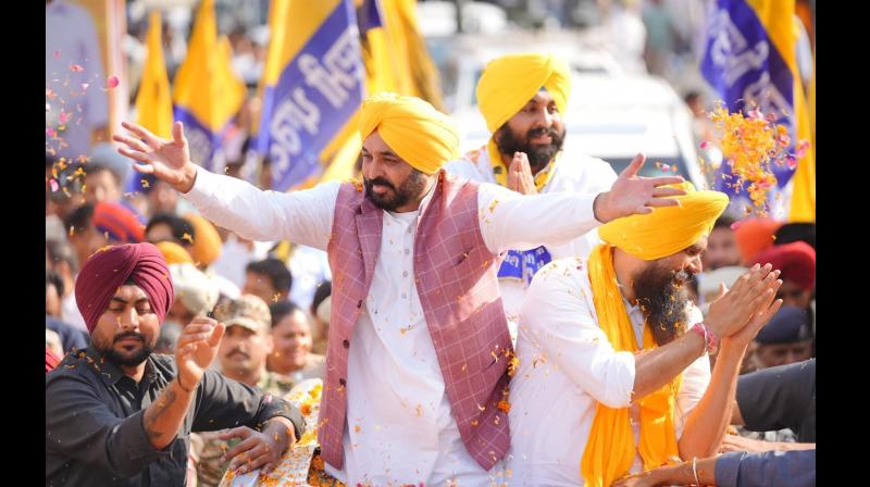 ਸ੍ਰੀ ਆਨੰਦਪੁਰ ਸਾਹਿਬ ਵਿੱਚ ਮੁੱਖ ਮੰਤਰੀ ਭਗਵੰਤ ਮਾਨ ਨੇ ਆਪ ਉਮੀਦਵਾਰ ਮਲਵਿੰਦਰ ਸਿੰਘ ਕੰਗ ਲਈ ਕੀਤਾ ਚੋਣ ਪ੍ਰਚਾਰ