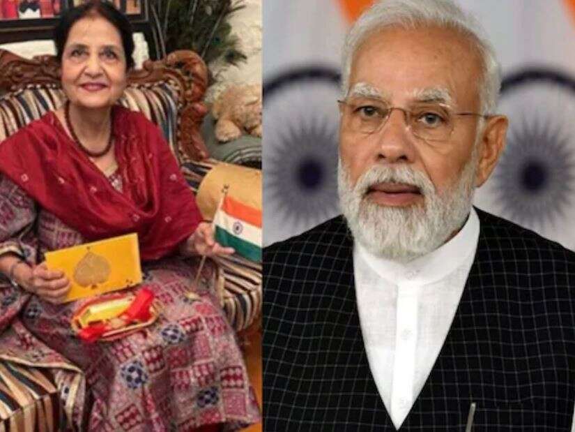 ਪੀ ਐਮ ਮੋਦੀ ਦੇ ਪਾਕਿਸਤਾਨੀ ਭੈਣ ਨੇ ਭੇਜੀ ਰੱਖੜੀ 